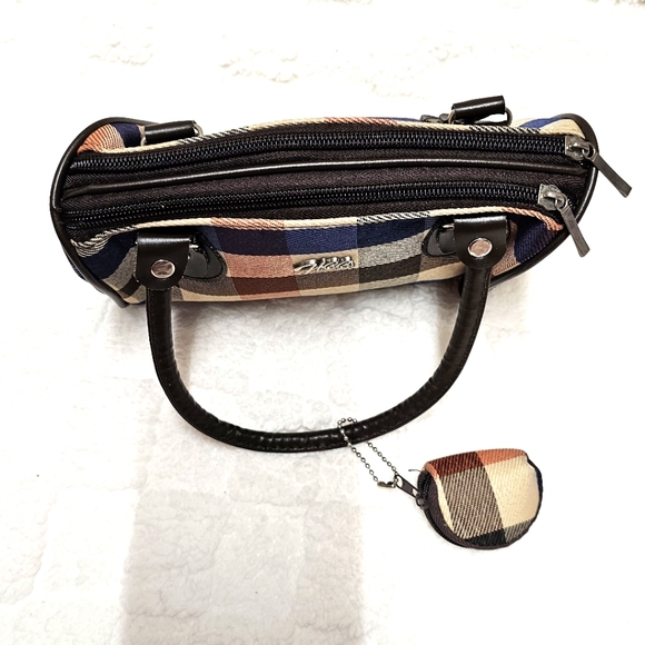 HCC Mini Handbag Y2k Plaid EUC Cute Purse - Picture 4 of 5